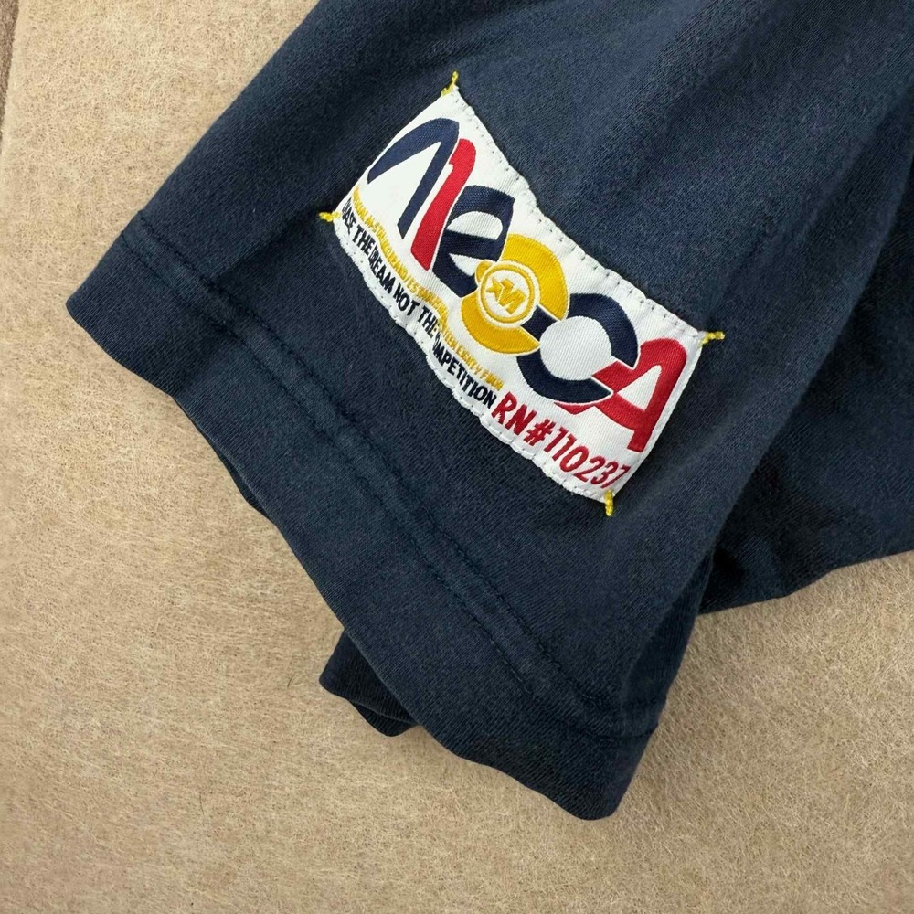 Mecca T-Shirt Men XXL Blue Chase The Dream Graphic 84 Logo Streetwear Hip Hop - Picture 4 of 10